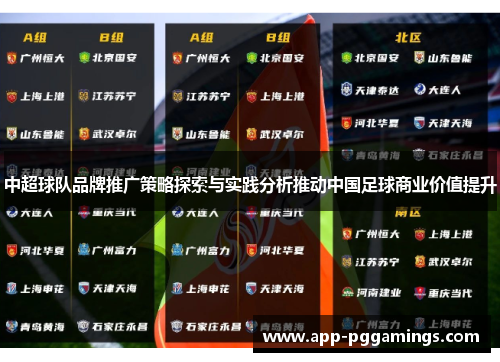 中超球队品牌推广策略探索与实践分析推动中国足球商业价值提升